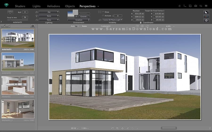 طراحی آنلاین نمای ساختمان